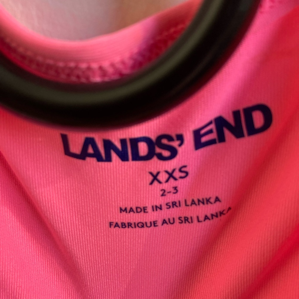 Lands End Rash Guard Swim Suit - Picture 2 of 3